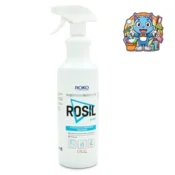 Čistilo za okna Soft Roko Professional Rosil 1l razpršilec + nalepka za mucka s kompletom za čiščenje