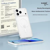 Memumi Maska za mobilni telefon Iphone 17 Pro, Bela