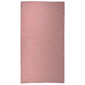Vanjski tepih ravnog tkanja 80 x 150 cm crveni