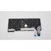 Tipkovnica Lenovo NB_KYB SER2, osvetljena, VB/PL, črna, 5N21H77075