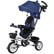 Homestar Otroški trikolesnik 112x50x104 cm modre barve