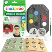 Snazaroo Komplet 8 barv za obraz - Zmaji in dinozavri