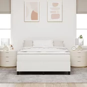 vidaXL vidaXL Postelja z vzmetenjem Krem 160x200 cm Obleteno s tkanino, (22052697)