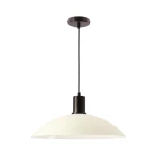 Luster na sajli TEDIN 1xGU10/15W/230V bela/crna