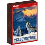 Alipson Puzzle Yellowstone volk 500 kosov