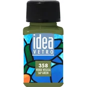 Maimeri Idea Vetro Barva za steklo Sap Green 358 60 ml 1 kos