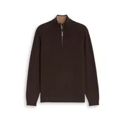 TOM TAILOR Pulover temno rjava