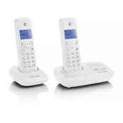 MOTOROLA T412 bežični telefon, DECT, bijela T412WH