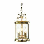 Där Lighting LAM0340 - Luster na lancu LAMBETH 3xE14/60W/230V mesing