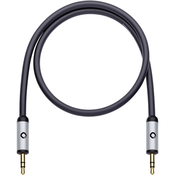 Oehlbach Priključni kabel Oehlbach iConnect, 3,5 mm m. banana kon./3,5 mm m. banana k., črn, 1,5 m