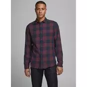 Jack & Jones Srajca 12181602 Mornarsko modra Slim Fit