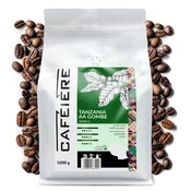 shumee Kava v zrnu Cafeiere Arabica Tanzanija AA Gombe, 1 kg