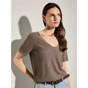 Mohito - Pleteni pullover s kovinskim sijajem - siva