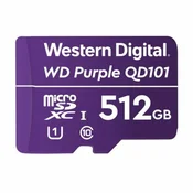 WD PURPLE microSD XC 512GB memorijska kartica QD101