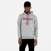 Mens New Era NBA Remaining Teams Hoodie Houston Rockets Light Grey, XL