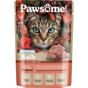 Pawsome! Mokra mačja hrana Senior - teletina - 85 g
