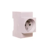 Kanlux Modularna servisna vtičnica 2P+Z 16A 250V za DIN letev KMFS-16A 19490