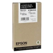 EPSON T6121 (C13T612100), originalna kartuša, fotočrna, 220ml