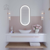 LED Ogledalo Robienti L - 50x100cm