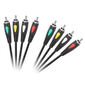 CABLETECH Medupovezivajuci kabel RCA 4x - RCA 4x, 3m Eco-line
