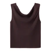 MANGO Top GEMMA temno rjava