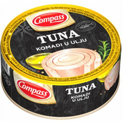 TUNA KOMADI U ULJU COMPASS 160G