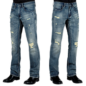 Moške hlače (kavbojke) WORNSTAR - Trailblazer - Faded Blue - WSP-TBFB