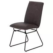 STOLICA braon metal, tekstil