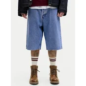 Jack & Jones Jeans kratke hlače Iron 12278463 Modra Baggy Fit