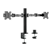 LogiLink Nosilec za 2 monitorja 17-32, roka 380mm, 2x12kg