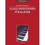 SCHMITZ:25 JAZZ-INVENTIONEN FOR PIANO