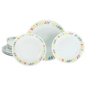 Creatable Jedilni Servis Happy Birthday, 12-Delni