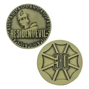 Resident Evil kolekcionarski novcic 30. godišnjica, 38 mm, u akrilnoj kutiji