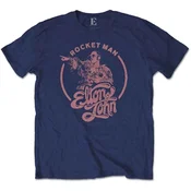 Elton John Rocketman Circle Point Navy Blue M Majica