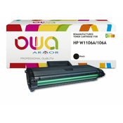 Armor OWA toner, združljiv s HP W1106A (106A) 1000str, črna/črna