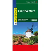 Freytag & Berndt Fuerteventura 1:100.000. Cestni in turistični zemljevid. Objavljeno 2025.