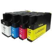 Komplet Lexmark 200 / 210XL kompatibilne kartuše (4) - črna, cyan, magenta, rumena