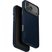 Ovitek UNIQ ovitek Keva EDGE za iPhone 17 Pro Max Magclick Charging modra (UNIQ-IP6.9P(2025)-KEVAEDMTBLU)