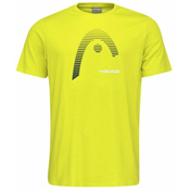 Muška majica Koszulka tenisowa Head Club Carl T-Shirt - yellow # XXXL