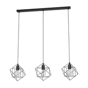 Eglo 43361 - Luster na sajli STRAITON 3xE27/60W/230V