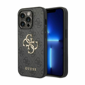 Guess Guess 4G Big Metal Logo - Ohišje za iPhone 15 Pro (sivo)