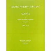 TELEMANN:SONATA FOR OBOE AND PIANO IN A MINOR TWV 41:a3