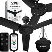 FC11-90 stropni ventilator 90 cm črne barve z daljinskim upravljalnikom
