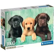 Tri majhni labradorci 1000-delna HQC sestavljanka s posterjem - Clementoni