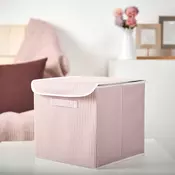 Aberto Design Kutija za odlaganje stvari YLC418, Roze-bela