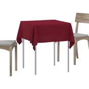 vidaXL Klobučevina za mizo Vinorodna rdeča 110 x 110 cm Poliester