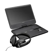 OEM Lenco, Prenosni DVD predvajalnik 10 z USB/SD/Jack 3.5mm priključkom večjezičen, Črna, (5000250457)