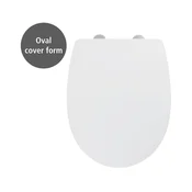 WENKO 24080800-WC sedež za WC TAVOLA 36,5x45 cm bel/sijajni krom