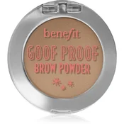 Benefit Goof Proof Brow Powder puder za obrvi odtenek 2,5 Neutral Blonde 1,9 g
