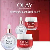 Olay Gift Set Super Serum & Regenerist darilni set za učvrstitev in lifting obraza